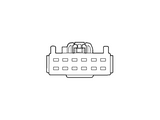 Ford 12 Pin Electrical Wire Assembly- 2000-2019 Ford ( Most Models )- 3U2Z 14S411 BKA