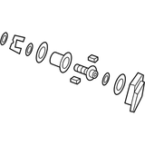 Ford Spare Tire Lock Cylinder Repair Kit - 2015-2022 Ford F150, F250, F350, F450, F550 - FL3Z 1543262 A
