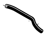 Ford 7.3L Upper Radiator Hose - 1994-1997 Ford - F5TZ 8260 E