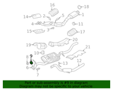 Ford Catalytic Converter Exhaust Pipe Gasket- 2006-2011 Ford Ranger, Explorer, Explorer Sport Trac, Mountaineer- 8L2Z 5E241 B