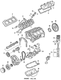 Ford Front Timing Cover Gasket- 1986-1994 Ford Aerostar, Ranger, Taurus, Mercury Sable- E6DZ 6020 A