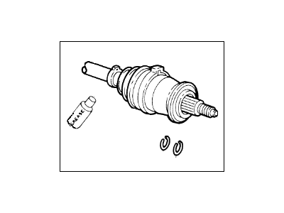 Axle Boot Kit - Left Inner - 1986-2007 Ford Taurus, Mercury Sable -  E6DZ 3A331  E