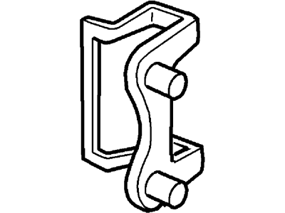 Ford Brake Caliper Bracket - 1996-2002 - Contour, Cougar, Mystique - F8RZ 2B292 AA