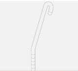 Ford Passenger Side Door Lock Operating Rod- 1992-2011 Ford Crown Victoria, Mercury Grand Marquis- F2AZ 5426596 A