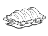 Ford Intake Manifold Gasket ( 6 Cyl 3.8L )- 1999-2003 Ford Windstar- XF2Z 9461 AA