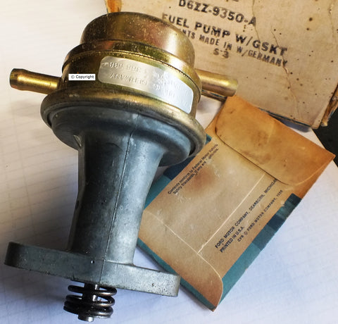 Fuel Pump Mechanical 76-79 V6 2.8L Ford Mercury Pinto, Mustang (D6ZZ 9350 A) (made in Germany)